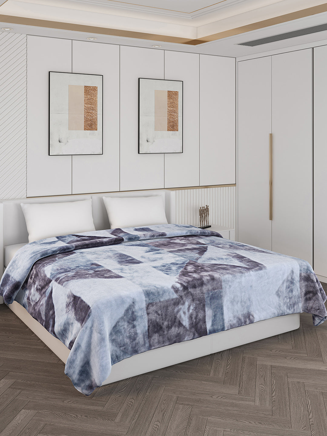 Printed Double Bed 928 GSM Blanket Embassy 1 Ply (Weight 4.9 kg)