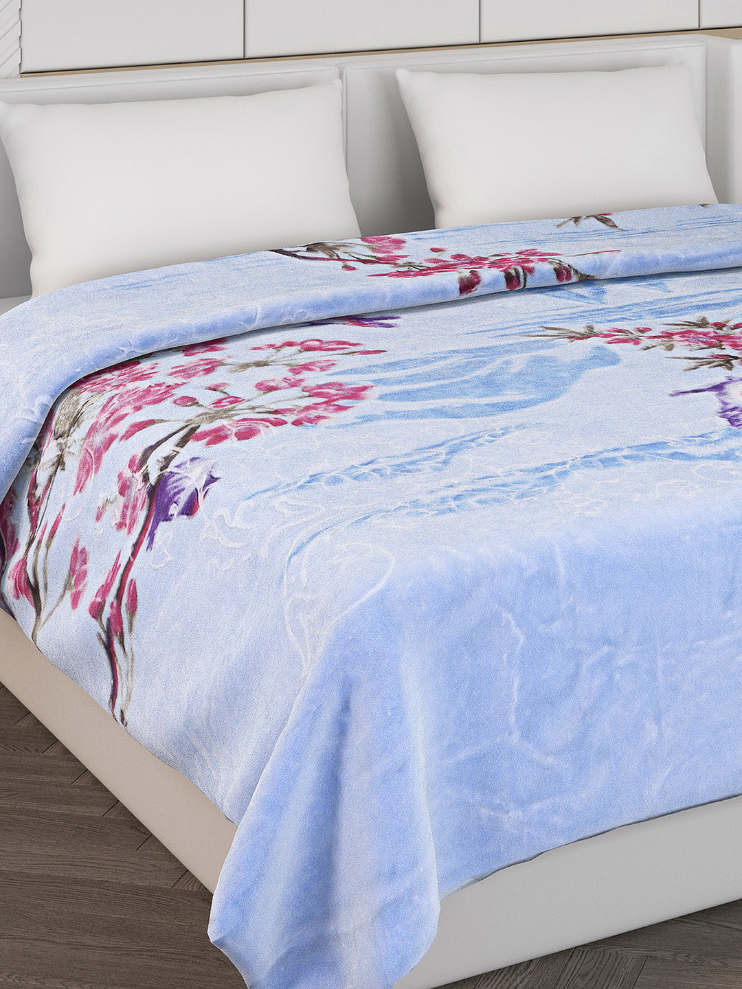 Printed Double Bed 890 GSM Blanket Emperor 2 Ply (Weight 4.7 kg)
