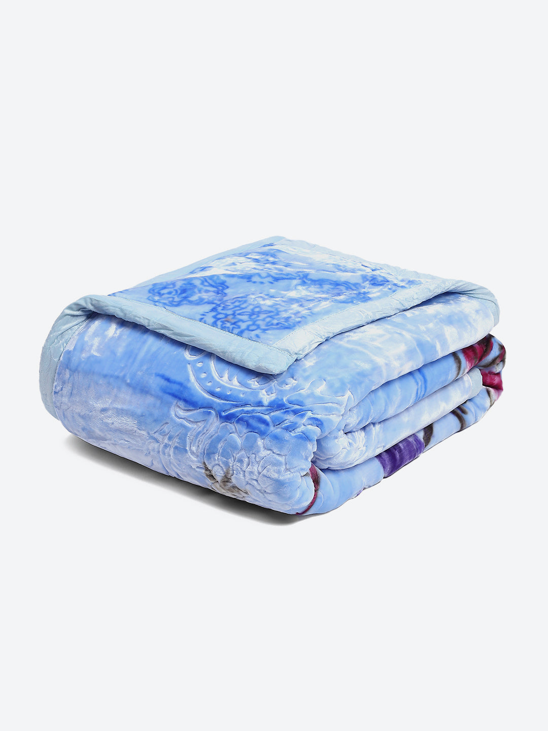 Printed Double Bed 890 GSM Blanket Emperor 2 Ply (Weight 4.7 kg)