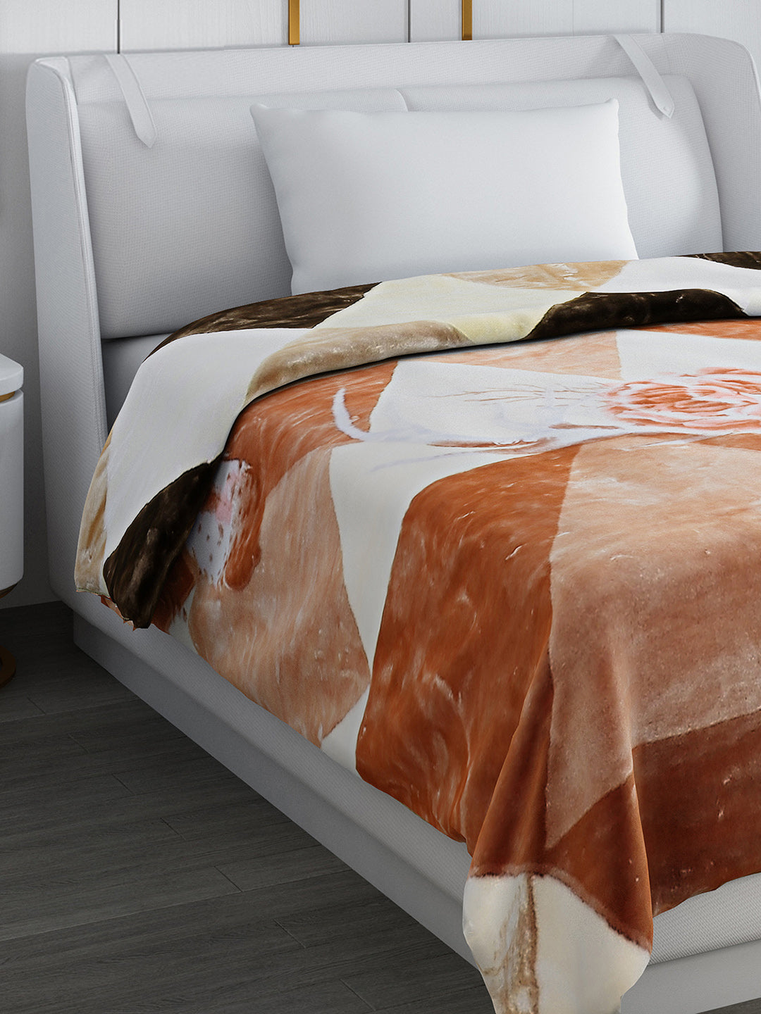 Printed Single Bed Blanket for Mild Winter -2 Ply