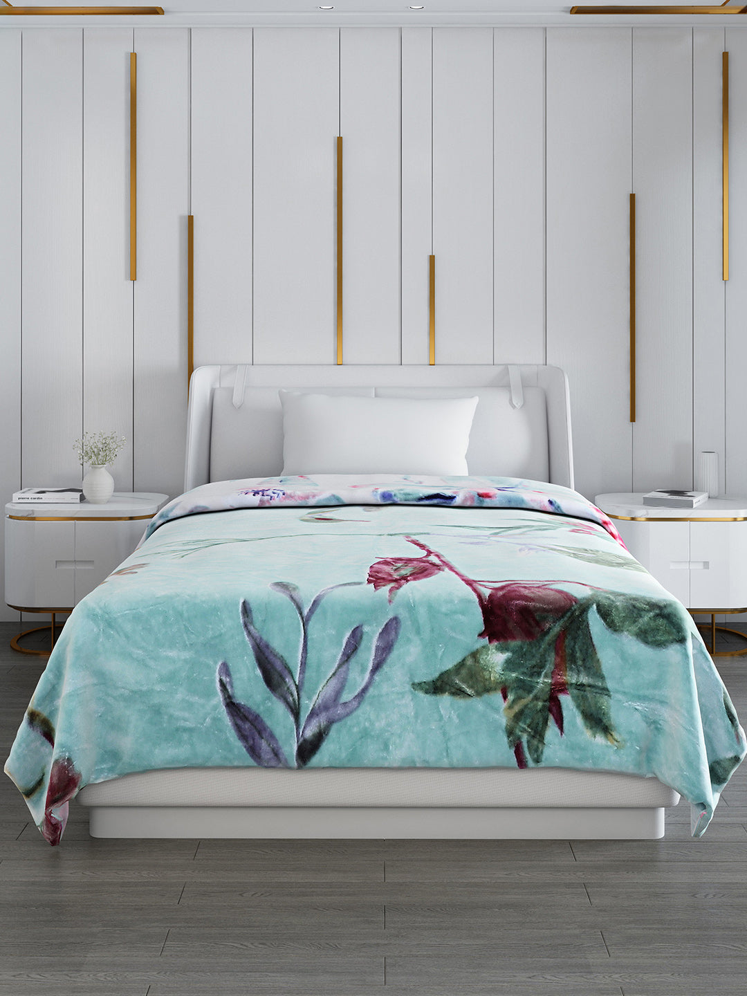 Printed Single Bed Blanket for Mild Winter -2 Ply