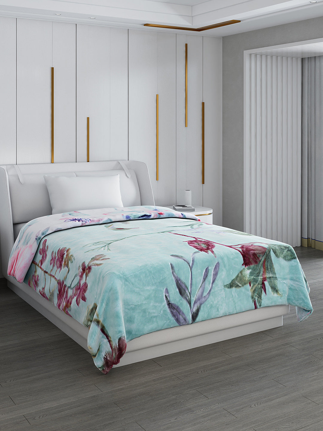 Printed Single Bed Blanket for Mild Winter -2 Ply