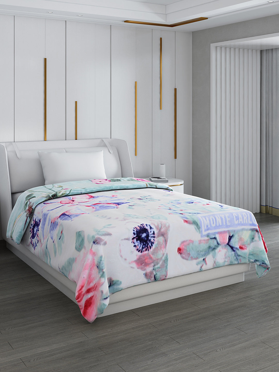 Printed Single Bed 852 GSM Blanket Galaxy 2 Ply (Weight 3 kg)