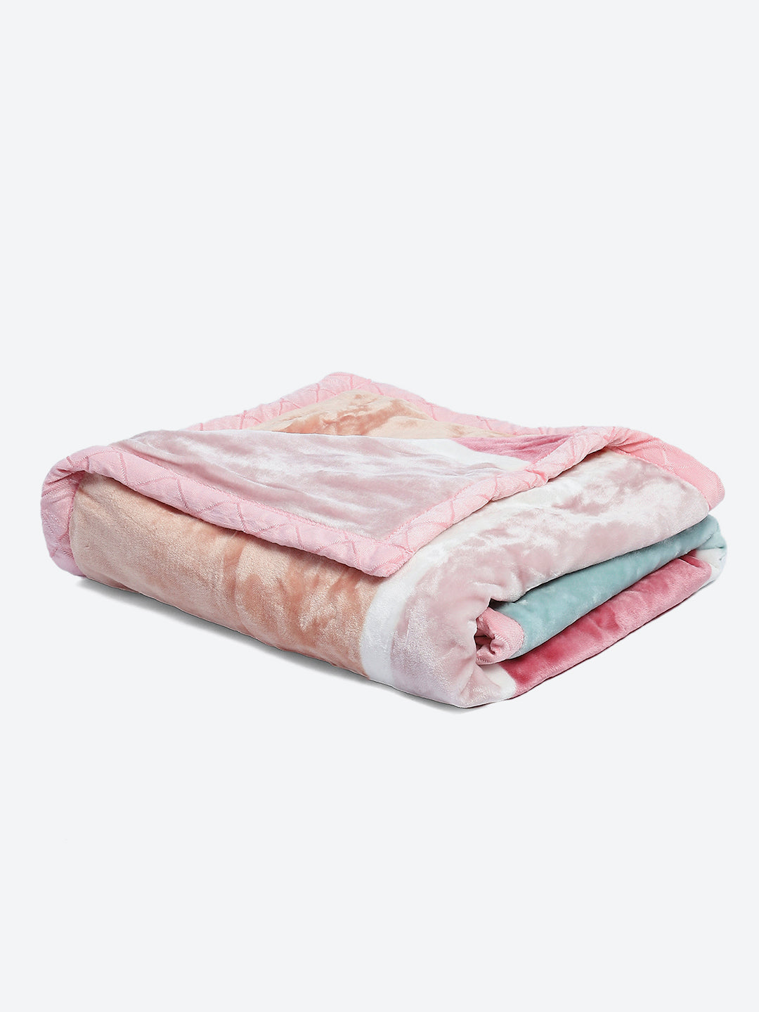 Printed Single Bed Reversible Blanket 2 Ply, 568 GSM, 2 kg (Glamour)