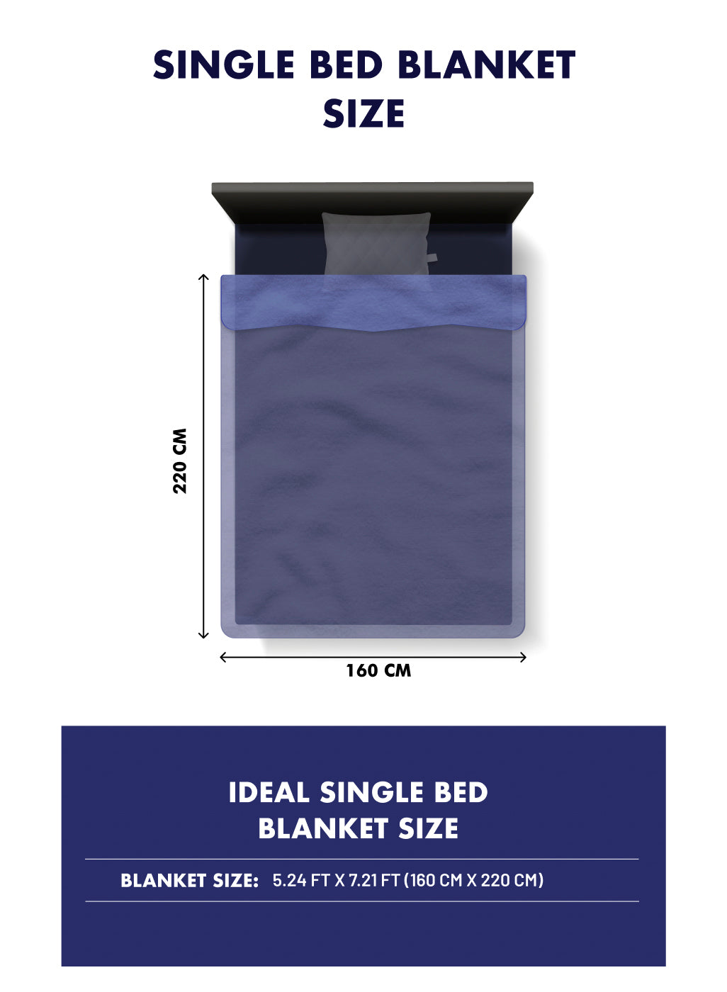 Printed Single Bed Reversible Blanket 2 Ply, 568 GSM, 2 kg (Glamour)