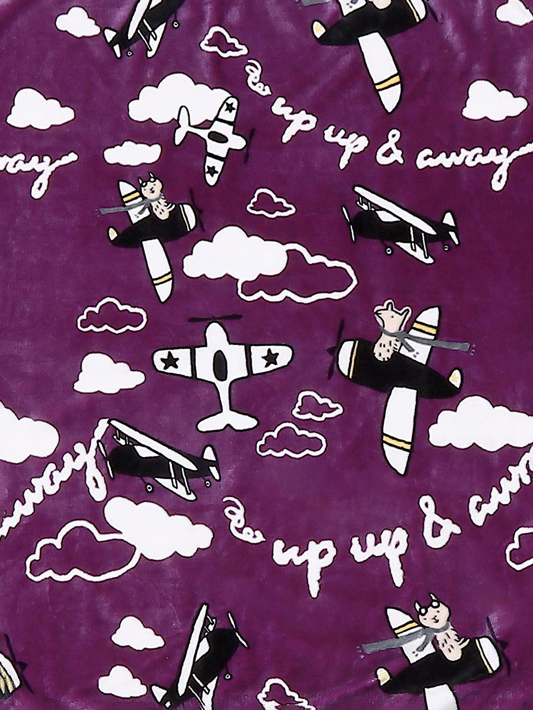 Printed Baby Blanket For Winter 1 Ply, 600 GSM, Weight 1.5 kg (Jackjill)