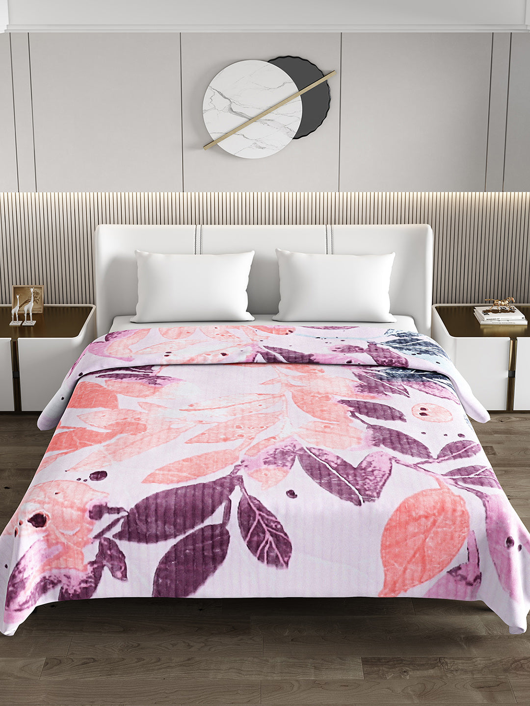 Printed Double Bed Blanket for Heavy Winter -3 Ply