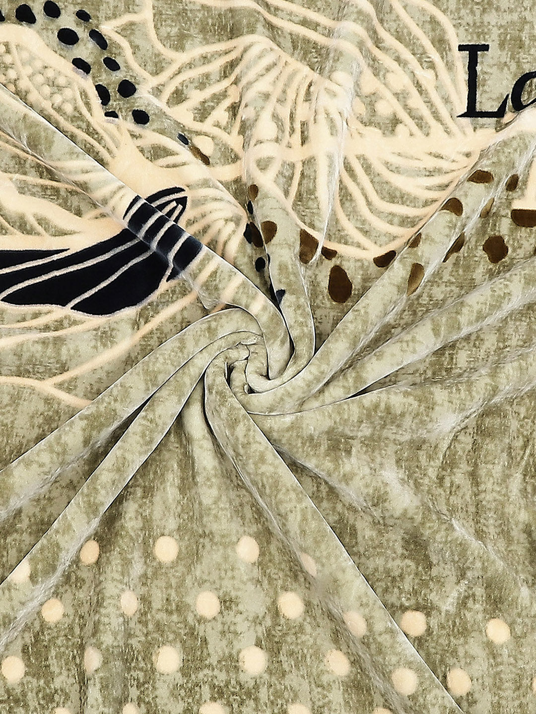 Printed Double Bed Blanket for Heavy Winter -2 Ply