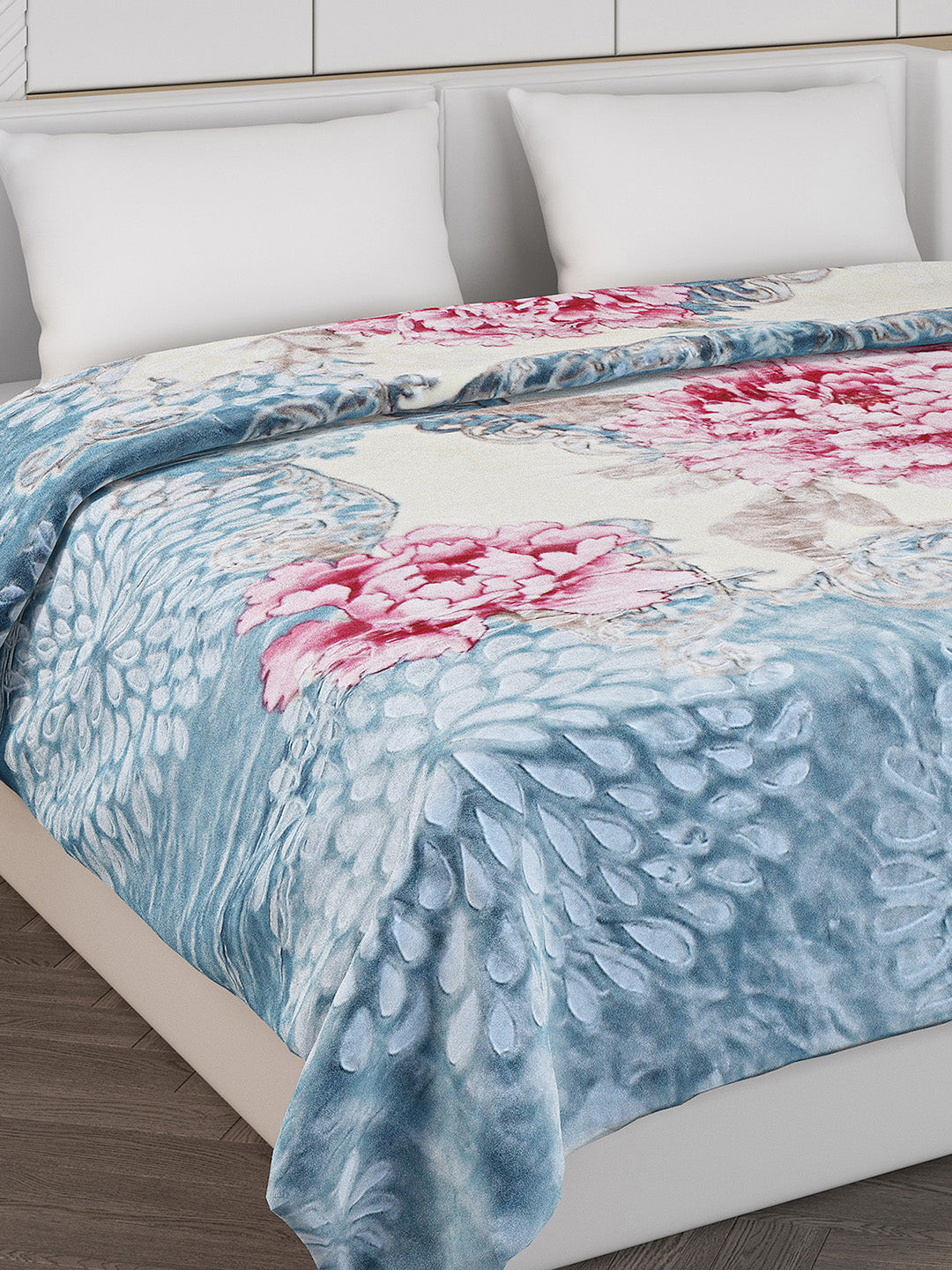 Printed Double Bed 850 GSM Blanket for Heavy Winter -2 Ply (Weight 4.5 kg)