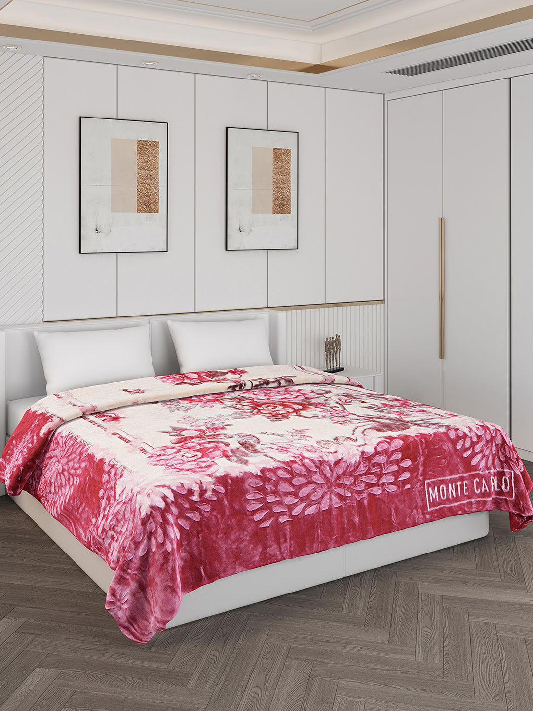 Printed Double Bed 850 GSM Blanket for Heavy Winter -2 Ply (Weight 4.5 kg)