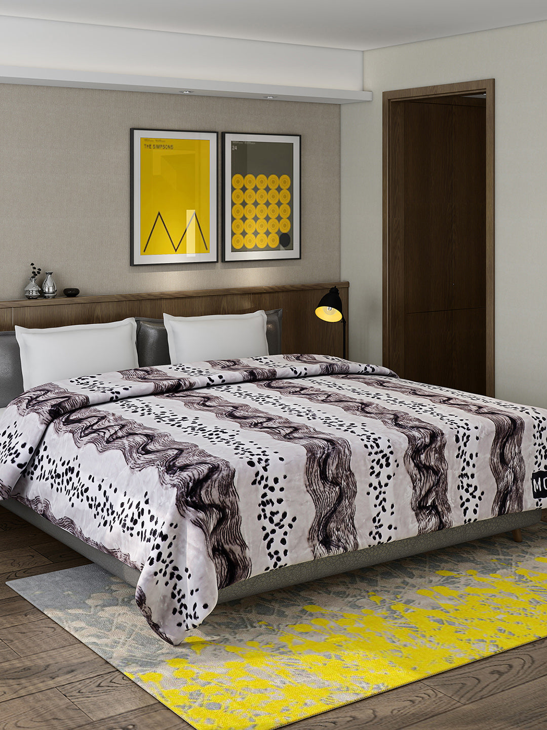 Printed Double Bed 757 GSM Blanket Pride 2 Ply (Weight 4 kg)