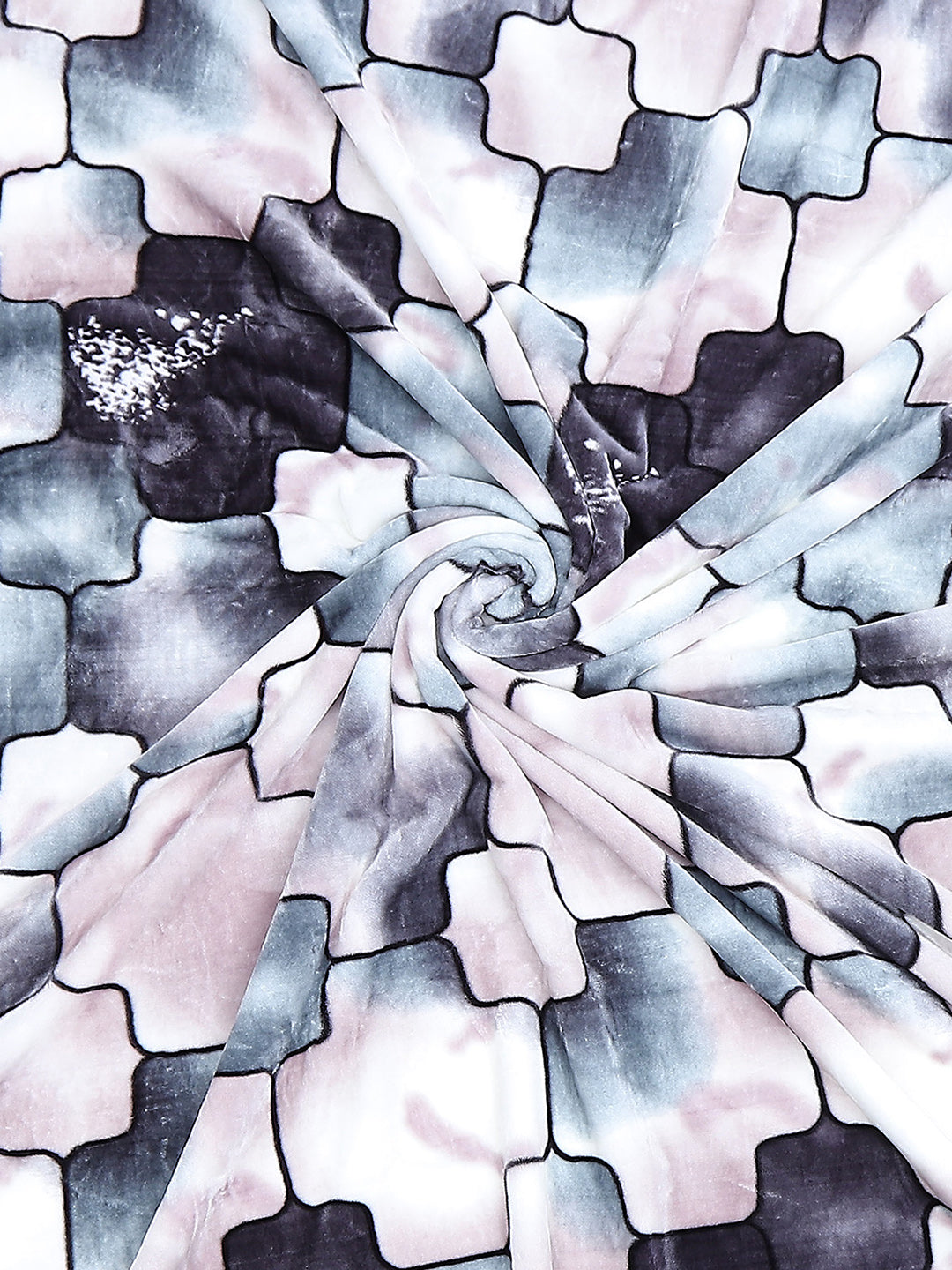 Printed Double Bed Blanket for Mild Winter -2 Ply