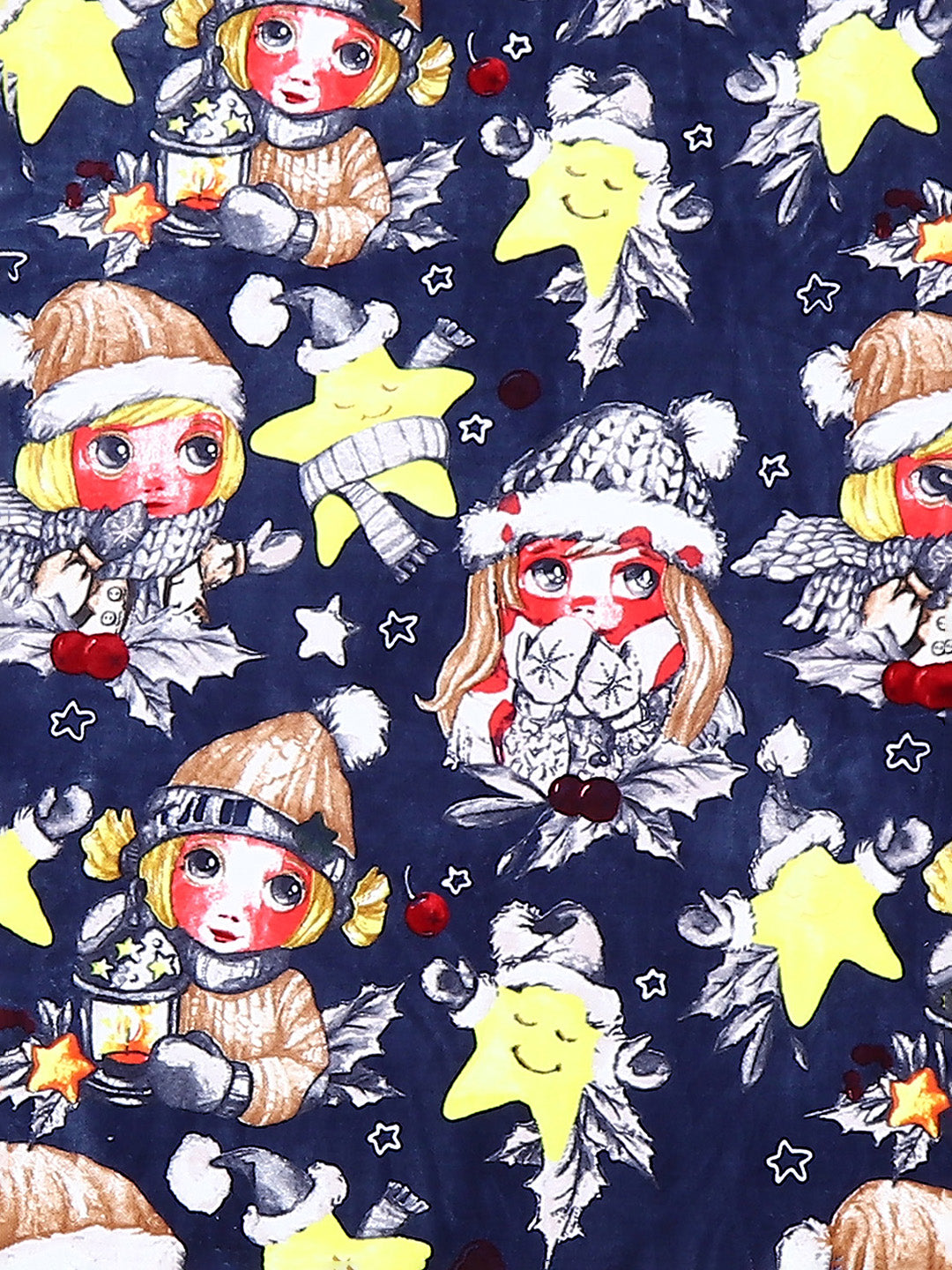 Printed Baby Blanket 2 Ply, 519 GSM, Weight 0.8 kg (Sherlock)