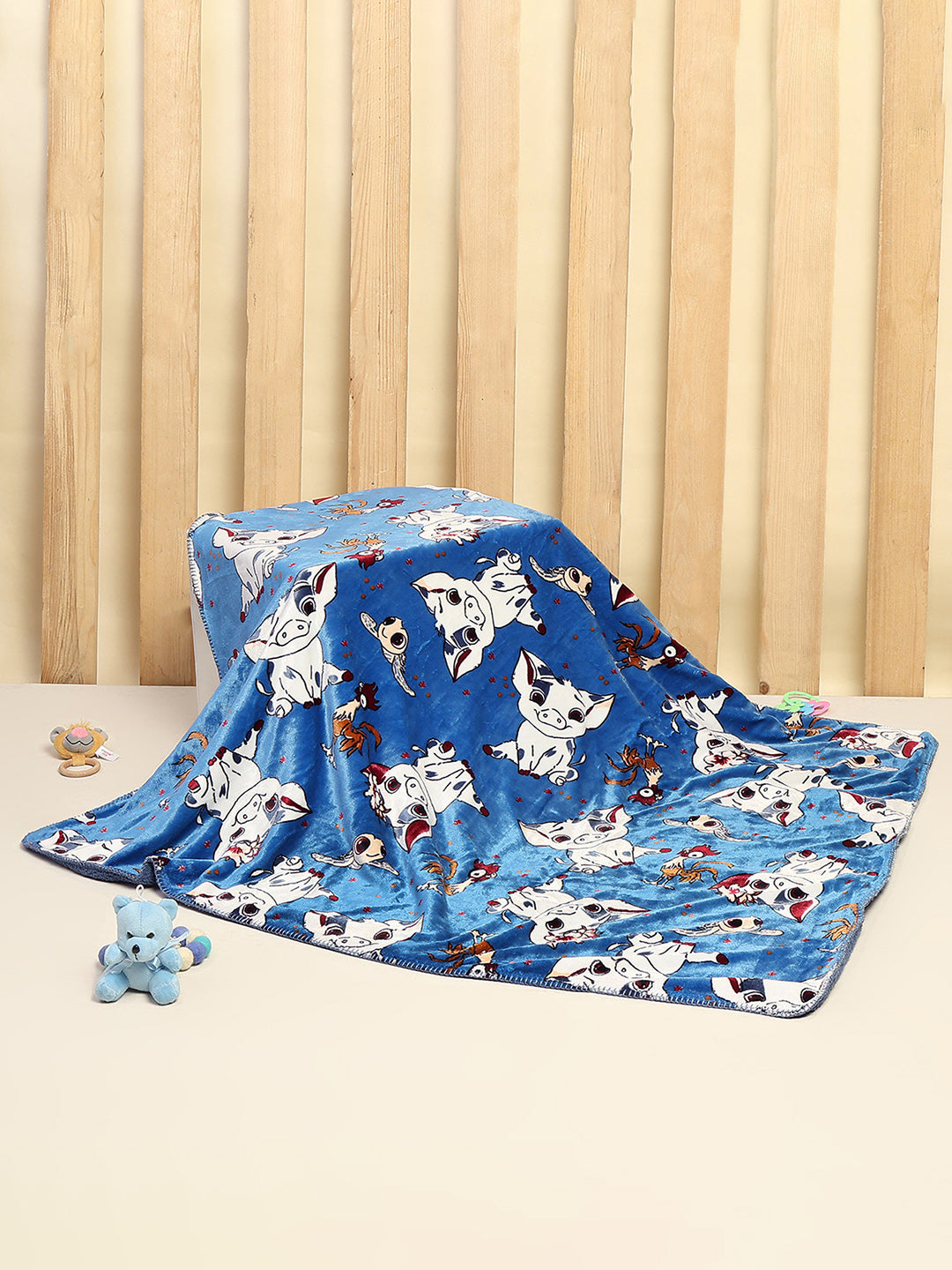 Printed Baby Blanket 2 Ply, 519 GSM, Weight 0.8 kg (Sherlock)