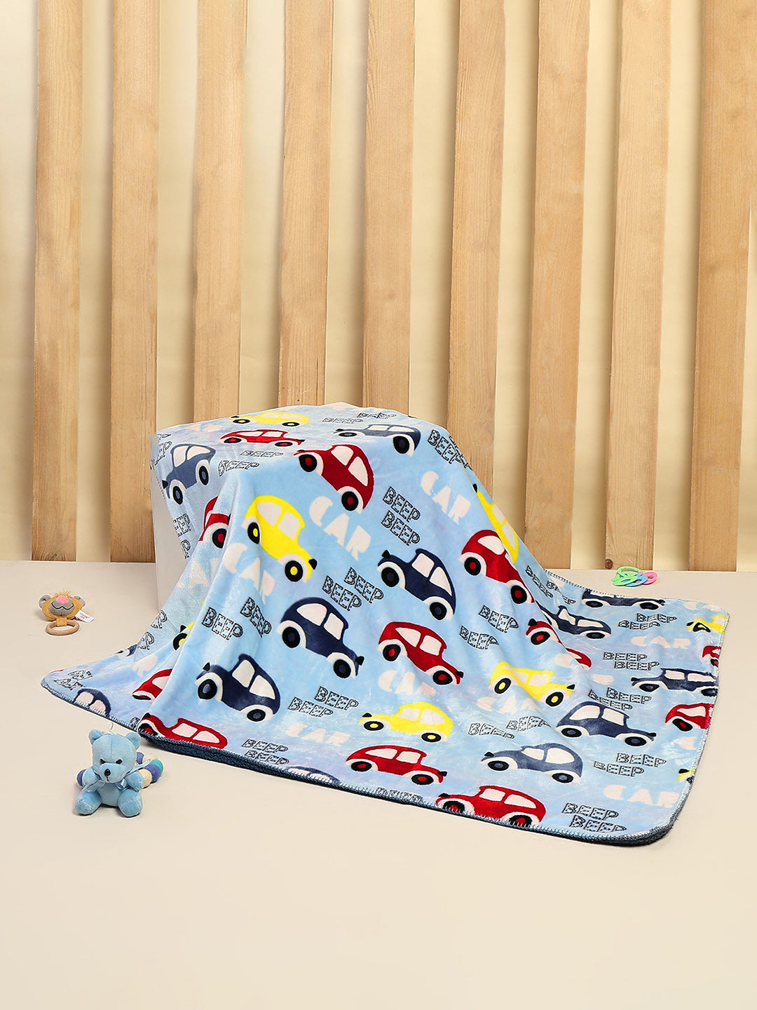 Printed Baby Blanket 2 Ply, 519 GSM, Weight 0.8 kg (Sherlock)