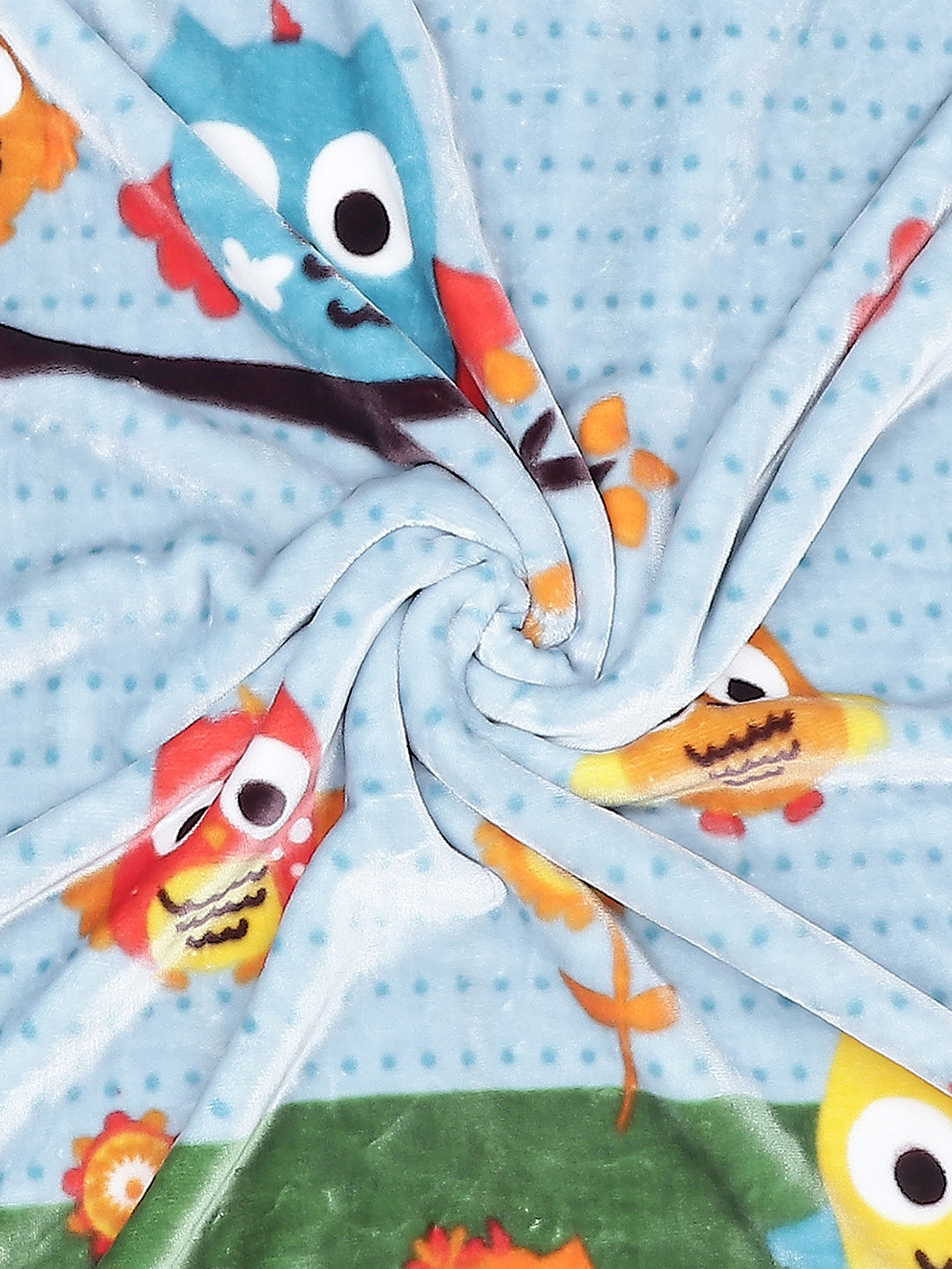 Printed Baby Blanket 2 Ply, 673 GSM, Weight 1 kg (Tinytots)