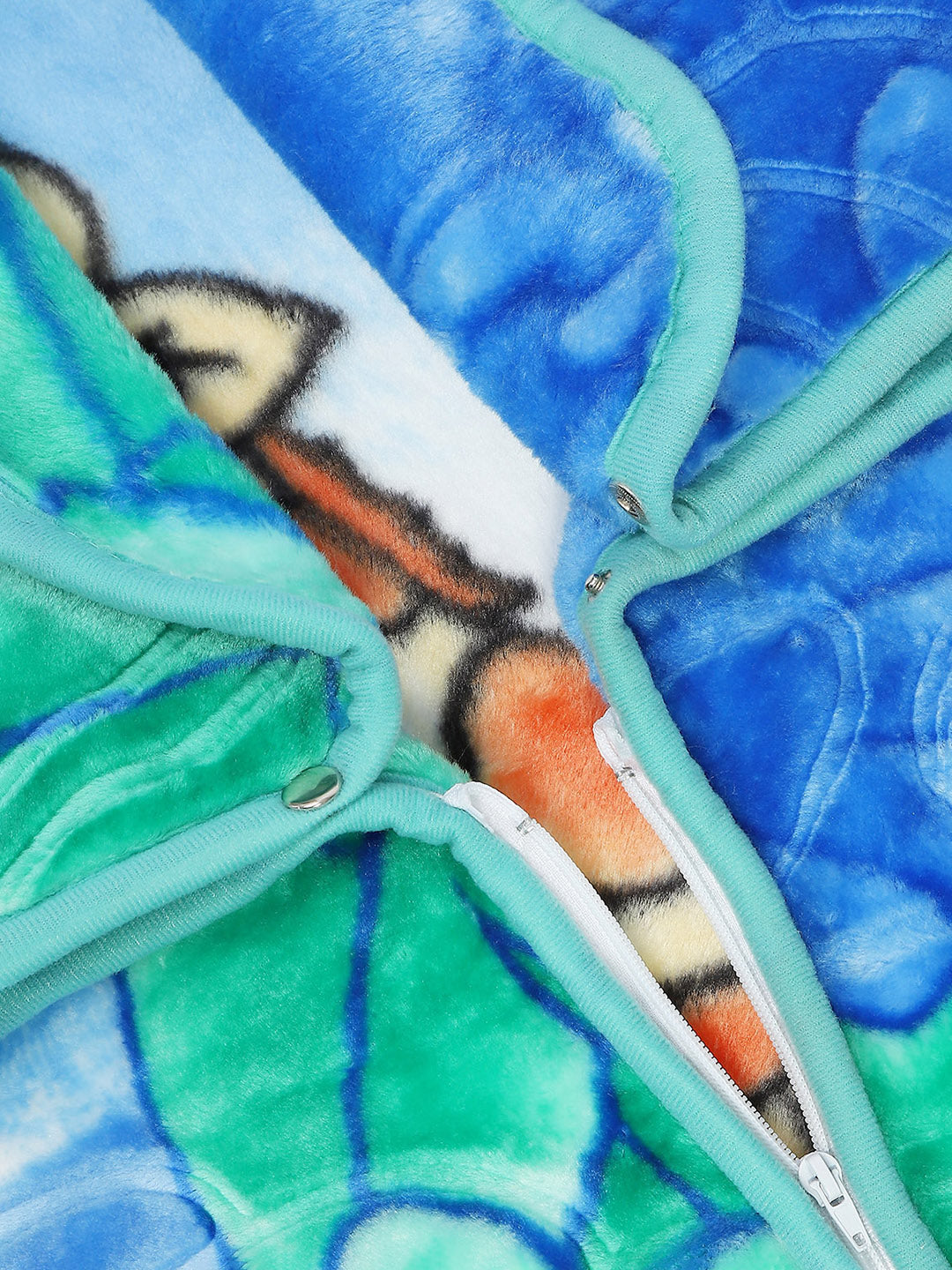 Printed Baby Blanket For Winter 1 Ply, 625 GSM, Weight 0.55 kg (Toddler)