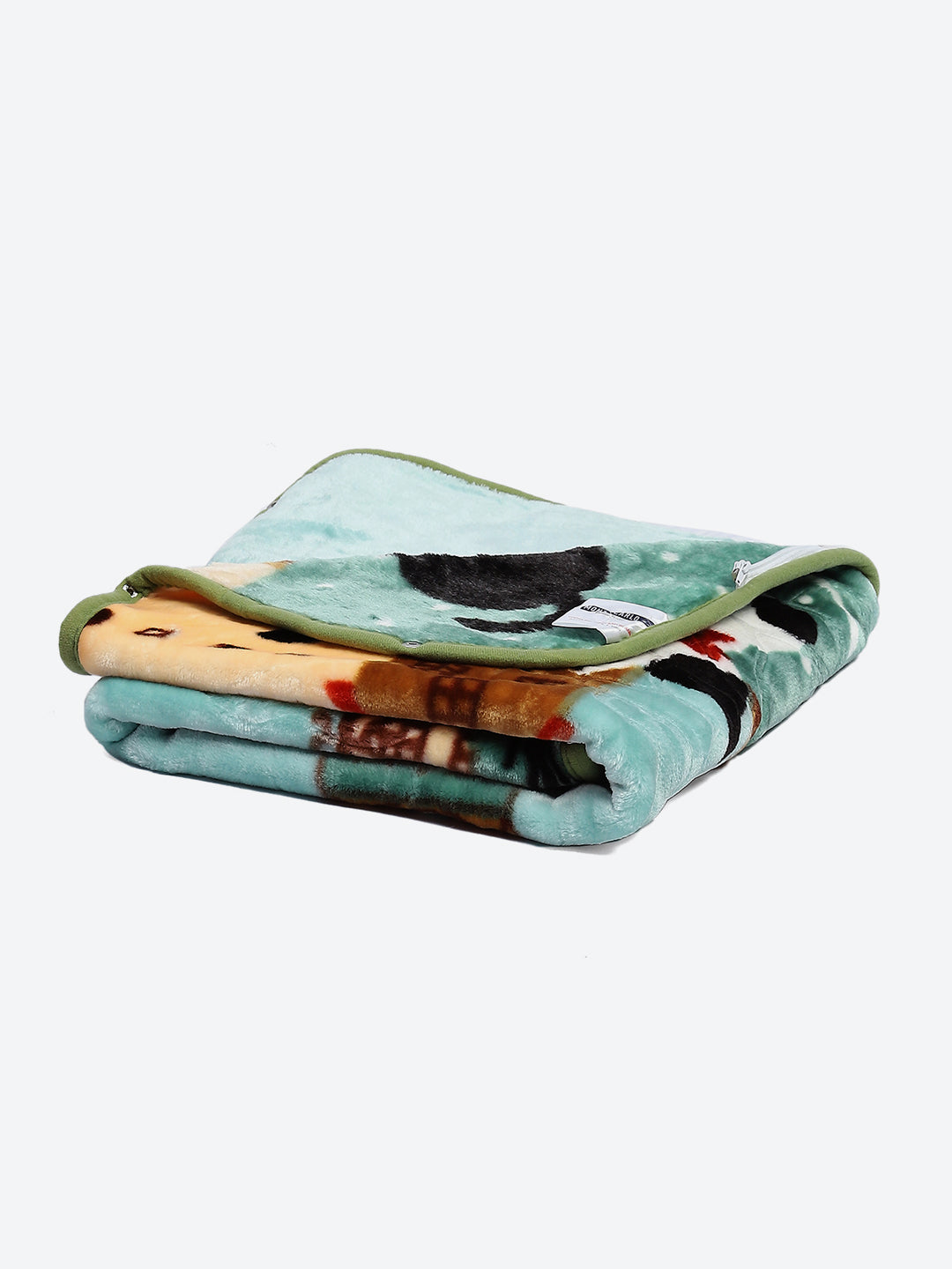 Printed Baby Blanket For Winter 1 Ply, 625 GSM, Weight 0.55 kg (Toddler)