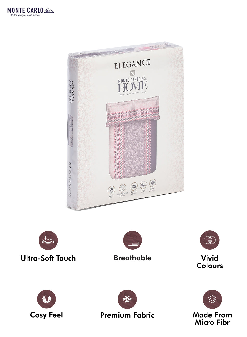 104 TC Cotton Double Bedsheet with 2 Pillow Covers - Updated - Updated - Updated