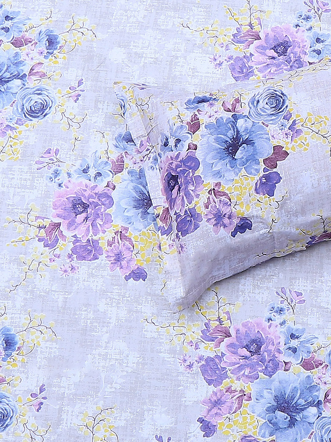 104 TC Cotton Double Bedsheet with 2 Pillow Covers - Updated - Updated - Updated