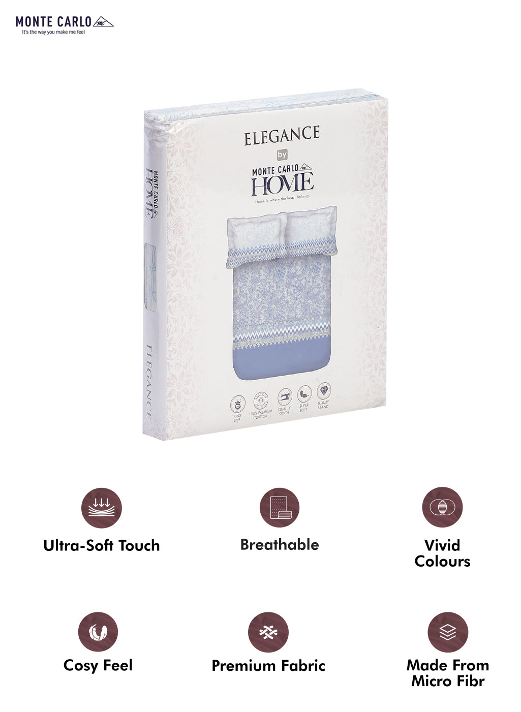 104 TC Cotton Double Bedsheet with 2 Pillow Covers - Updated - Updated - Updated