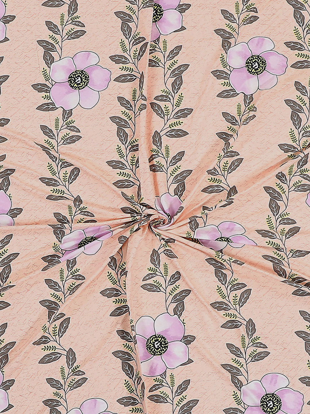 144 TC Cotton Double Bed 1 Bedsheet with 2 Pillow Covers (Fashnik)