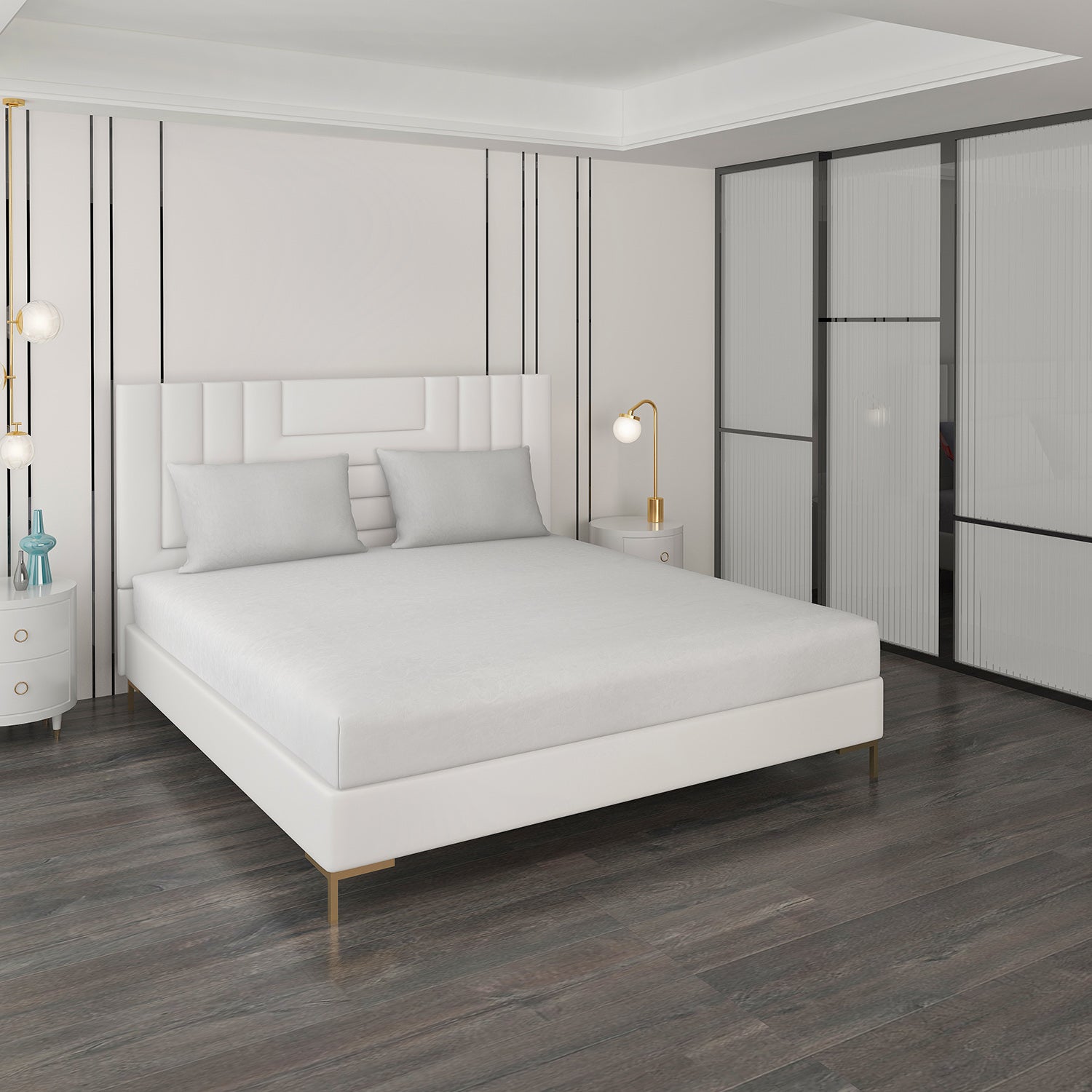 400 TC Cotton Double Bedsheet with 2 Pillow Covers