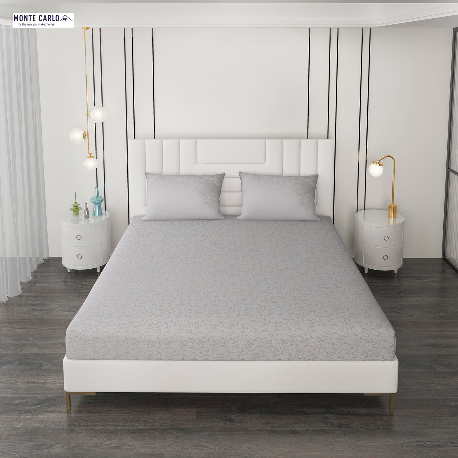 400 TC Cotton Double Bedsheet with 2 Pillow Covers