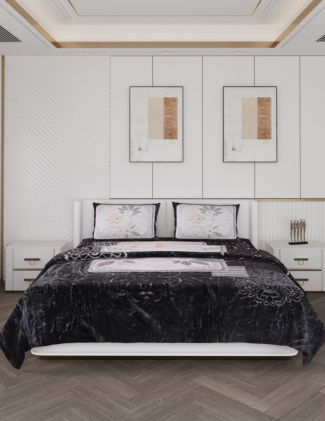 Printed Double Bed Bedding Set