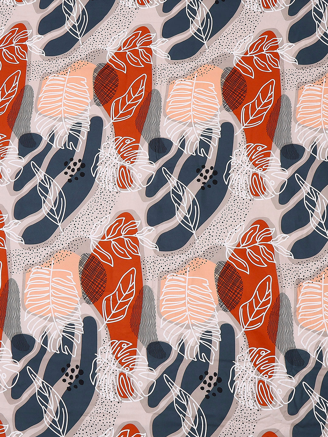 110 GSM Polyester Double Bed 1 Bedsheet with 2 Pillow Cover (Aromatica)