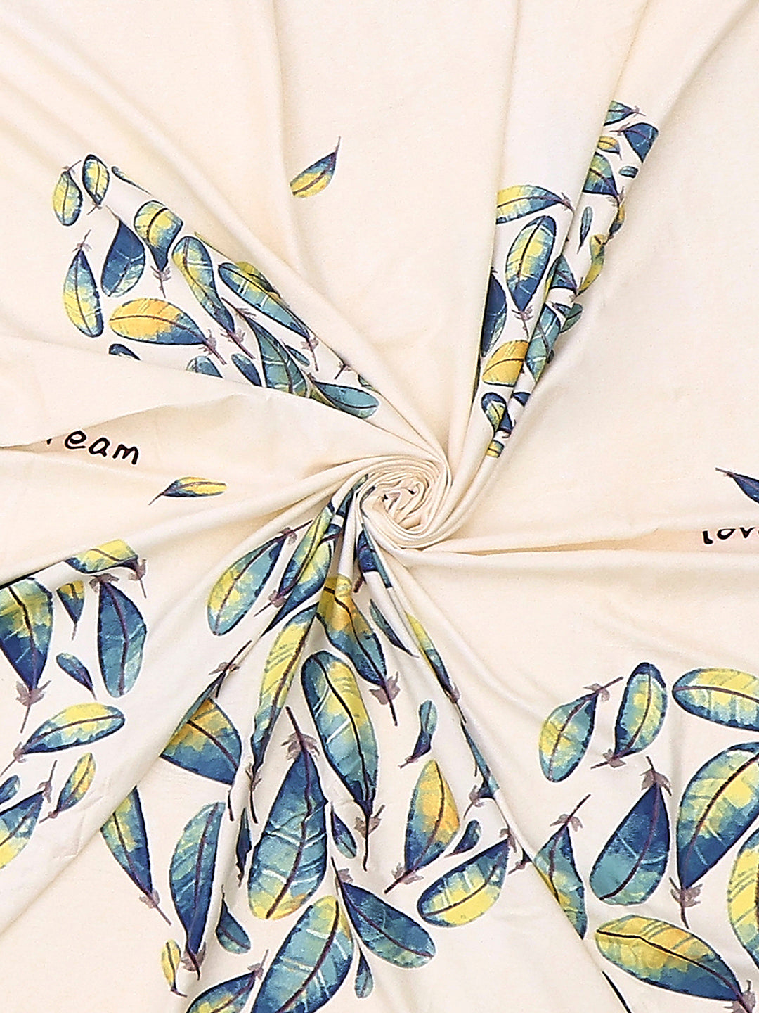 110 GSM Polyester Double Bed 1 Bedsheet with 2 Pillow Cover (Aromatica)