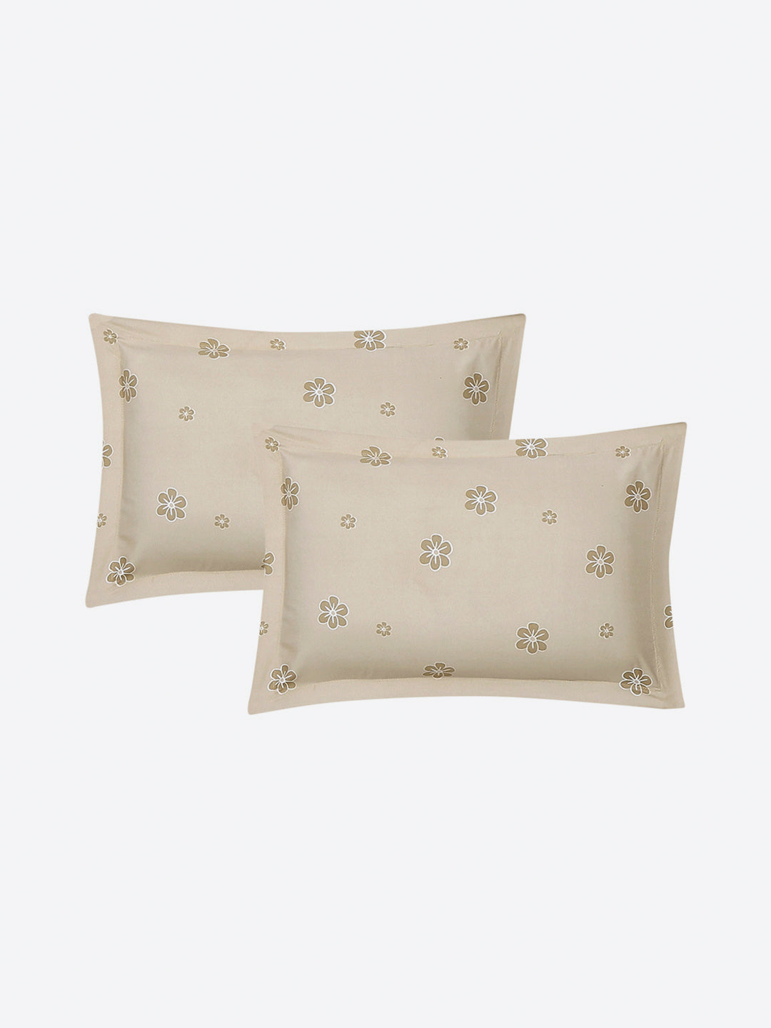 110 GSM Polyester Double Bed 1 Bedsheet with 2 Pillow Cover (Aromatica)