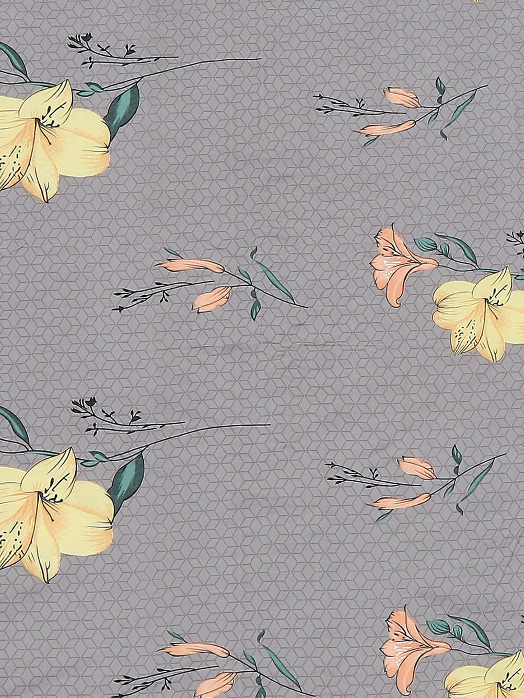 130 GSM Polyester Single Bedsheet with 1 Pillow Cover (Decoy)