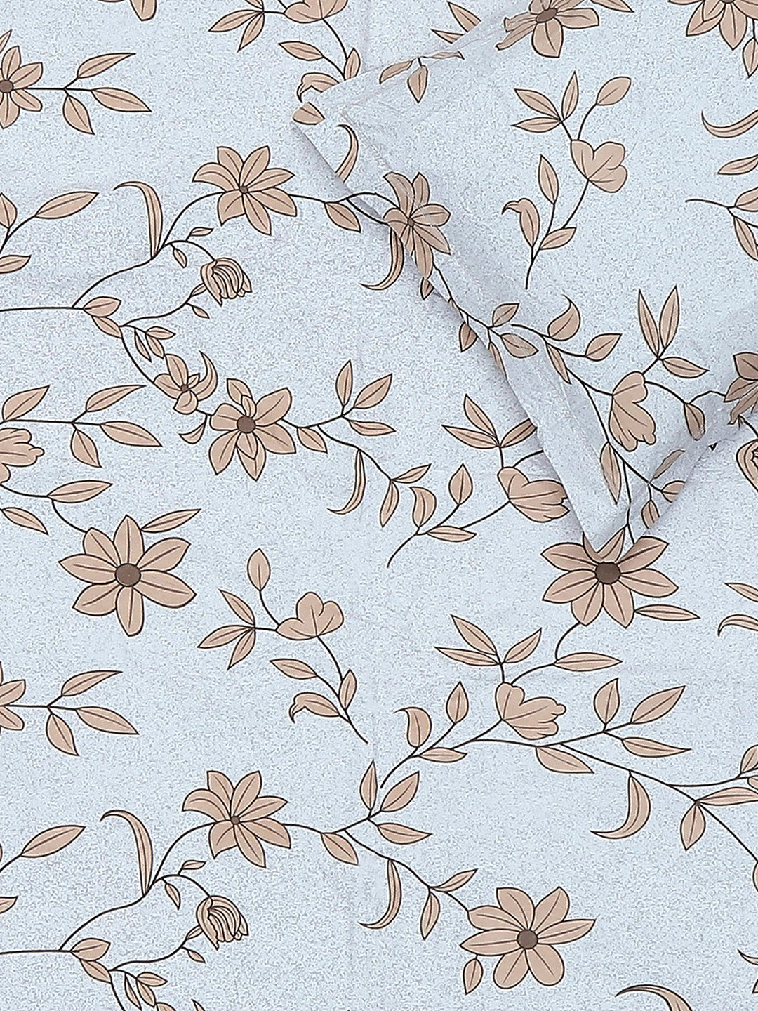 130 GSM Polyester Single Bedsheet with 1 Pillow Cover (Decoy)