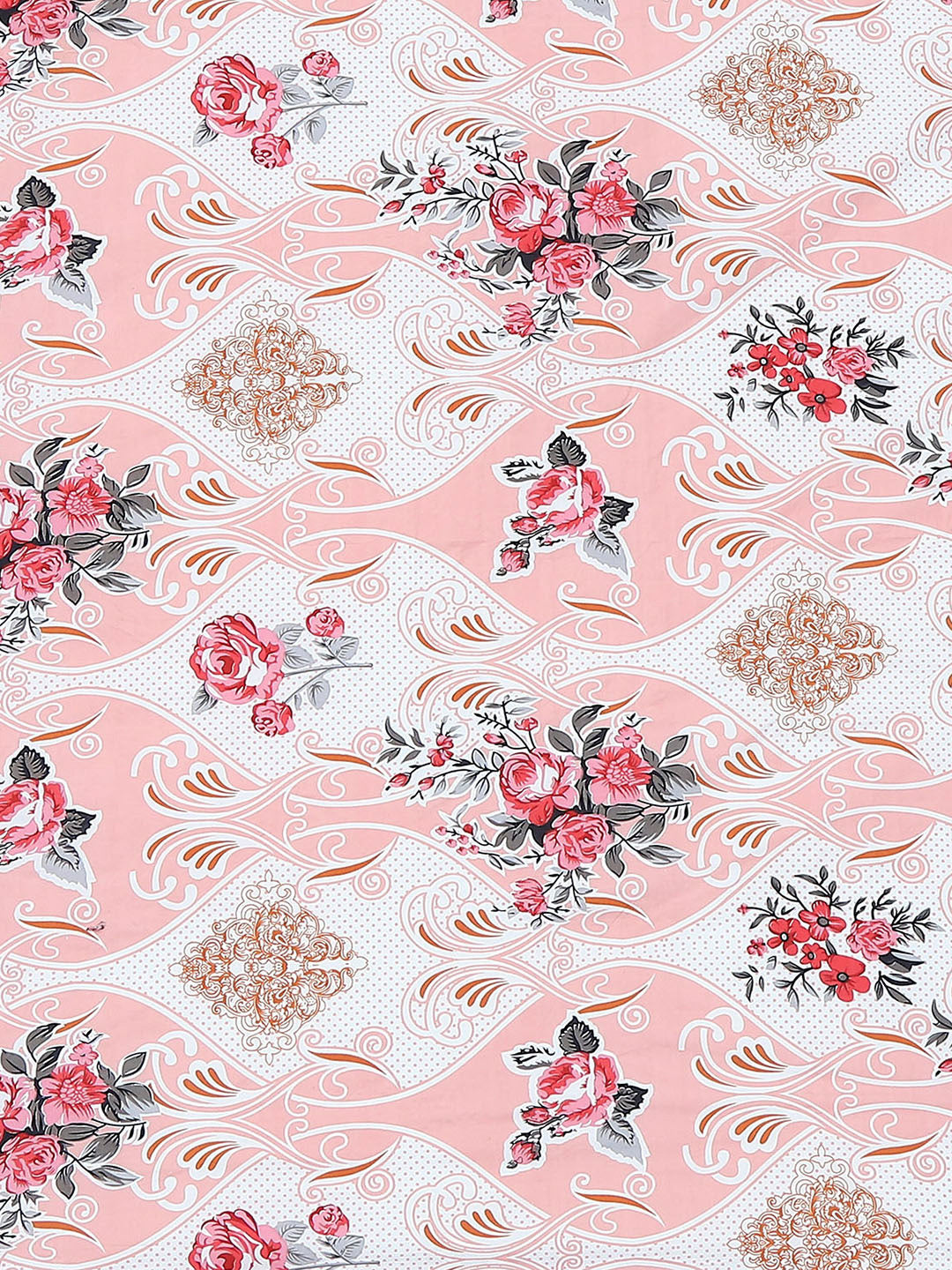 130 GSM Polyester Single Bedsheet with 1 Pillow Cover (Decoy)