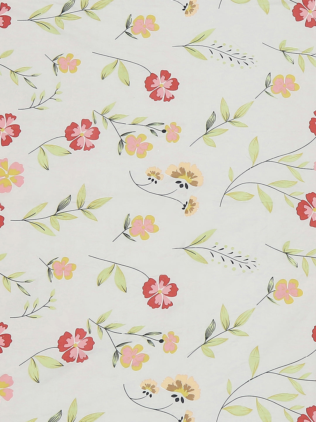 130 GSM Polyester Single Bedsheet with 1 Pillow Cover (Decoy)