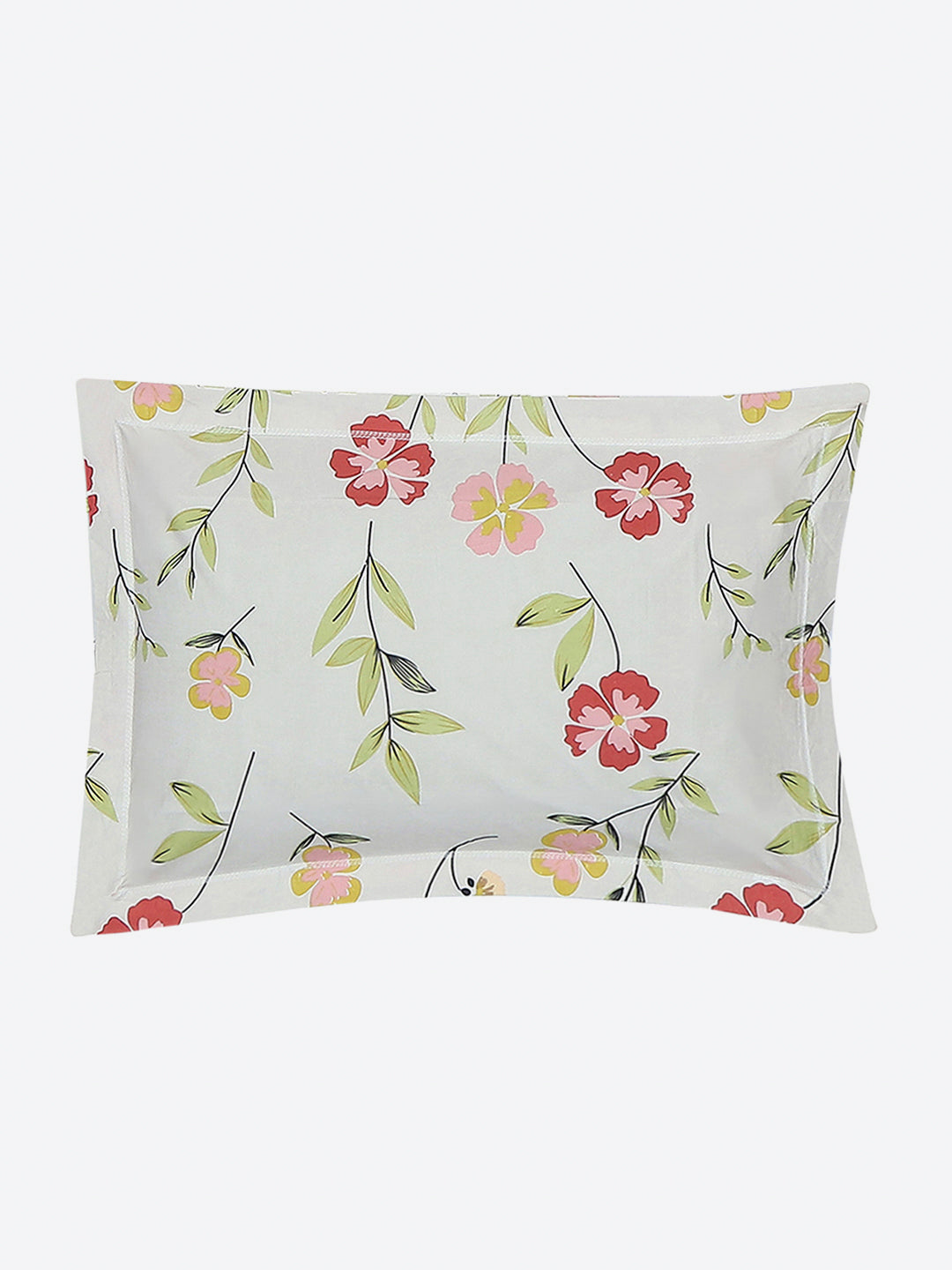 130 GSM Polyester Single Bedsheet with 1 Pillow Cover (Decoy)