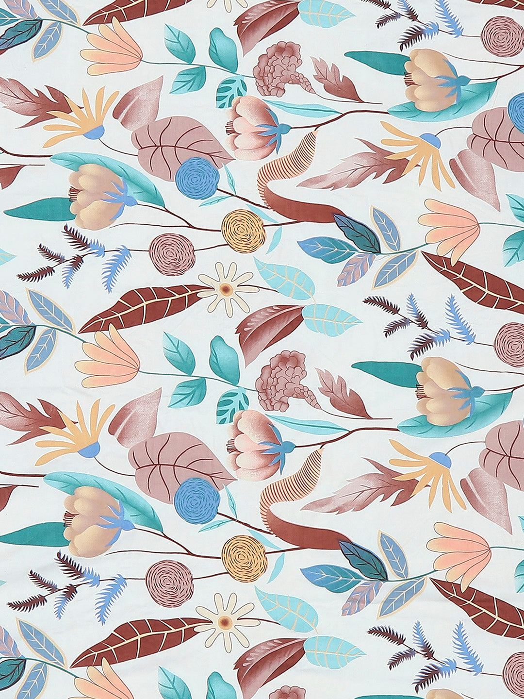 130 GSM Polyester Single Bedsheet with 1 Pillow Cover (Decoy)