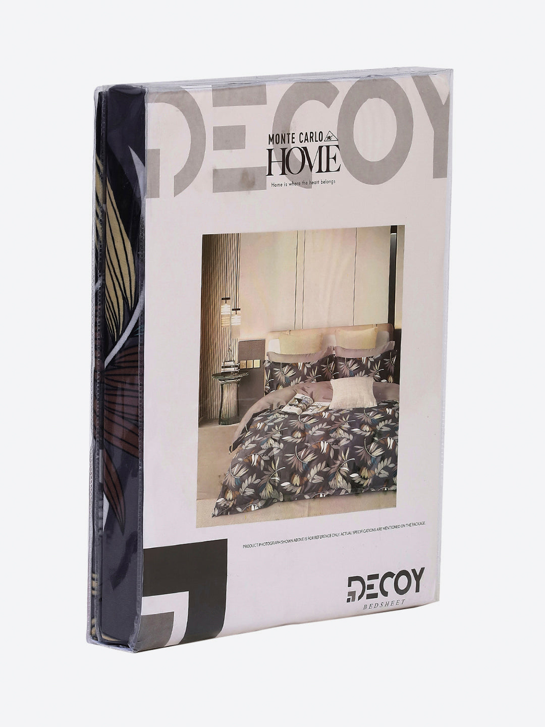 130 GSM Polyester Single Bedsheet with 1 Pillow Cover (Decoy)