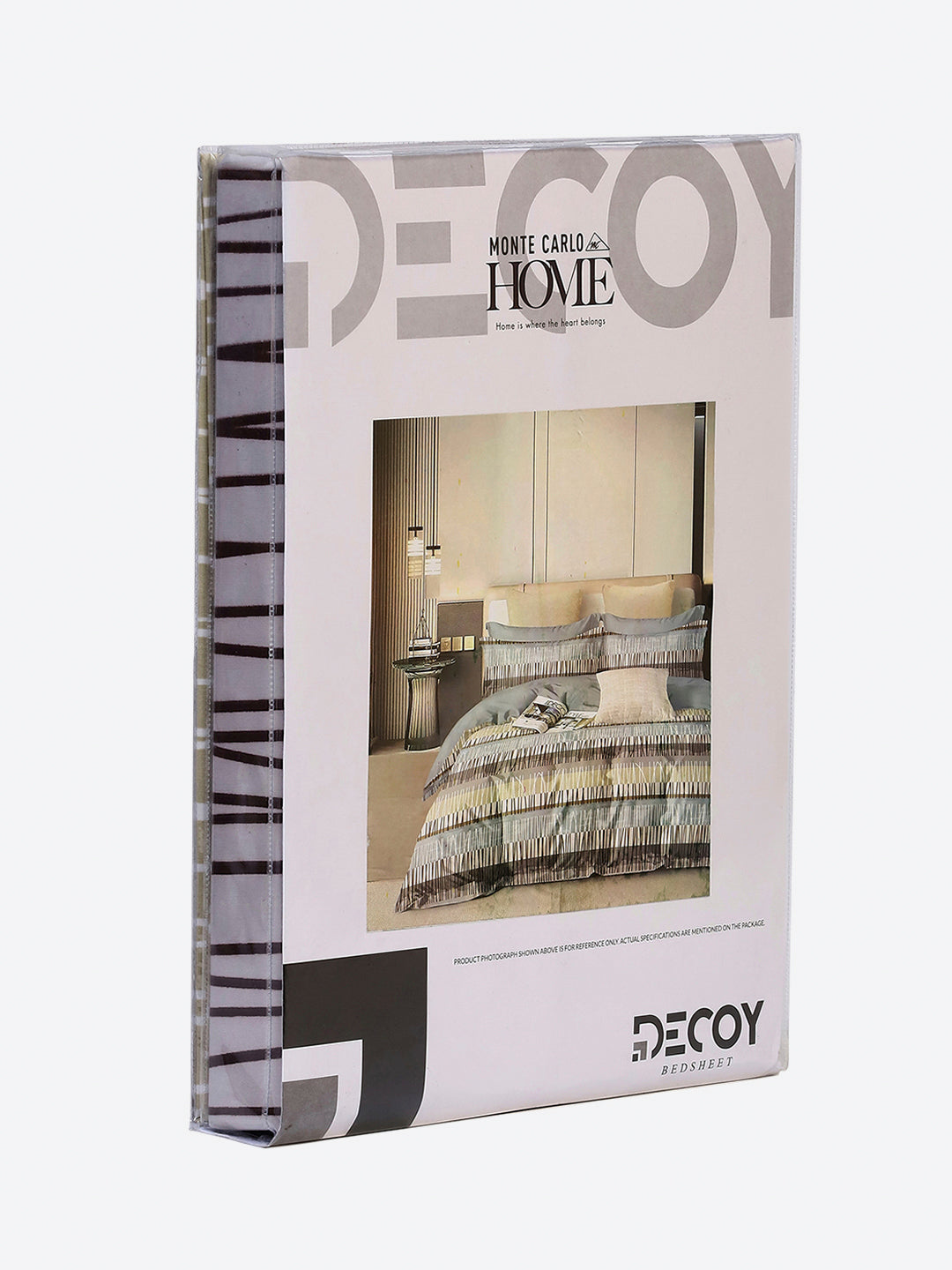 130 GSM Polyester Single Bedsheet with 1 Pillow Cover (Decoy)