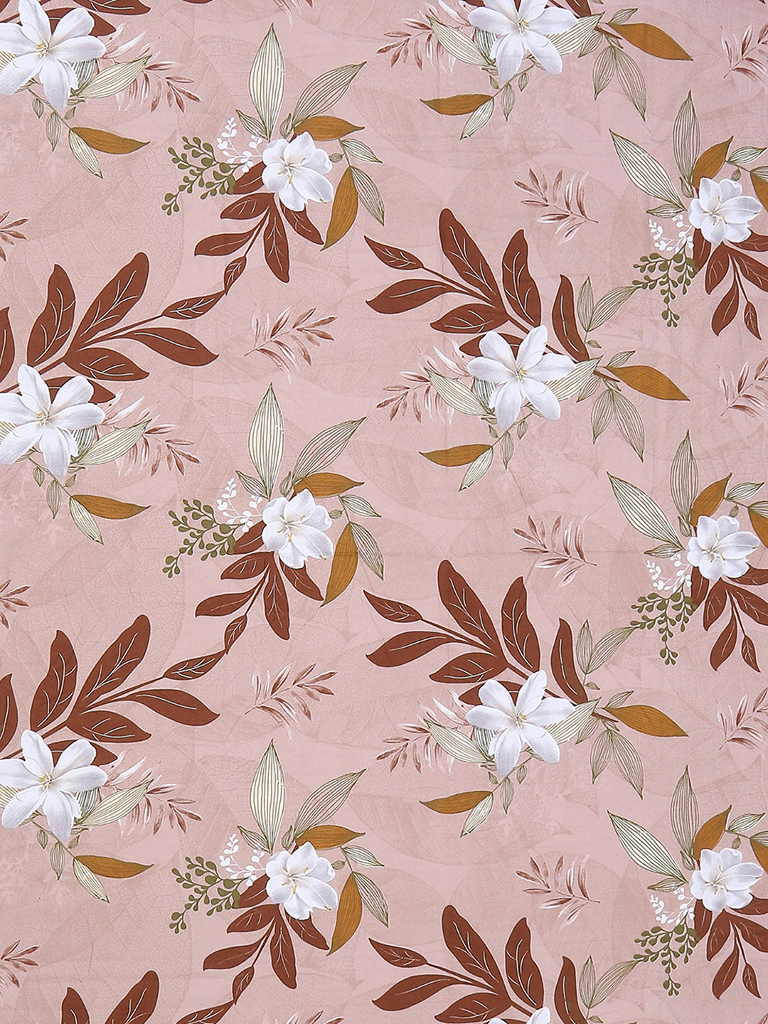 130 GSM Polyester King Size 1 Bedsheet with 2 Pillow Covers (Edmond)