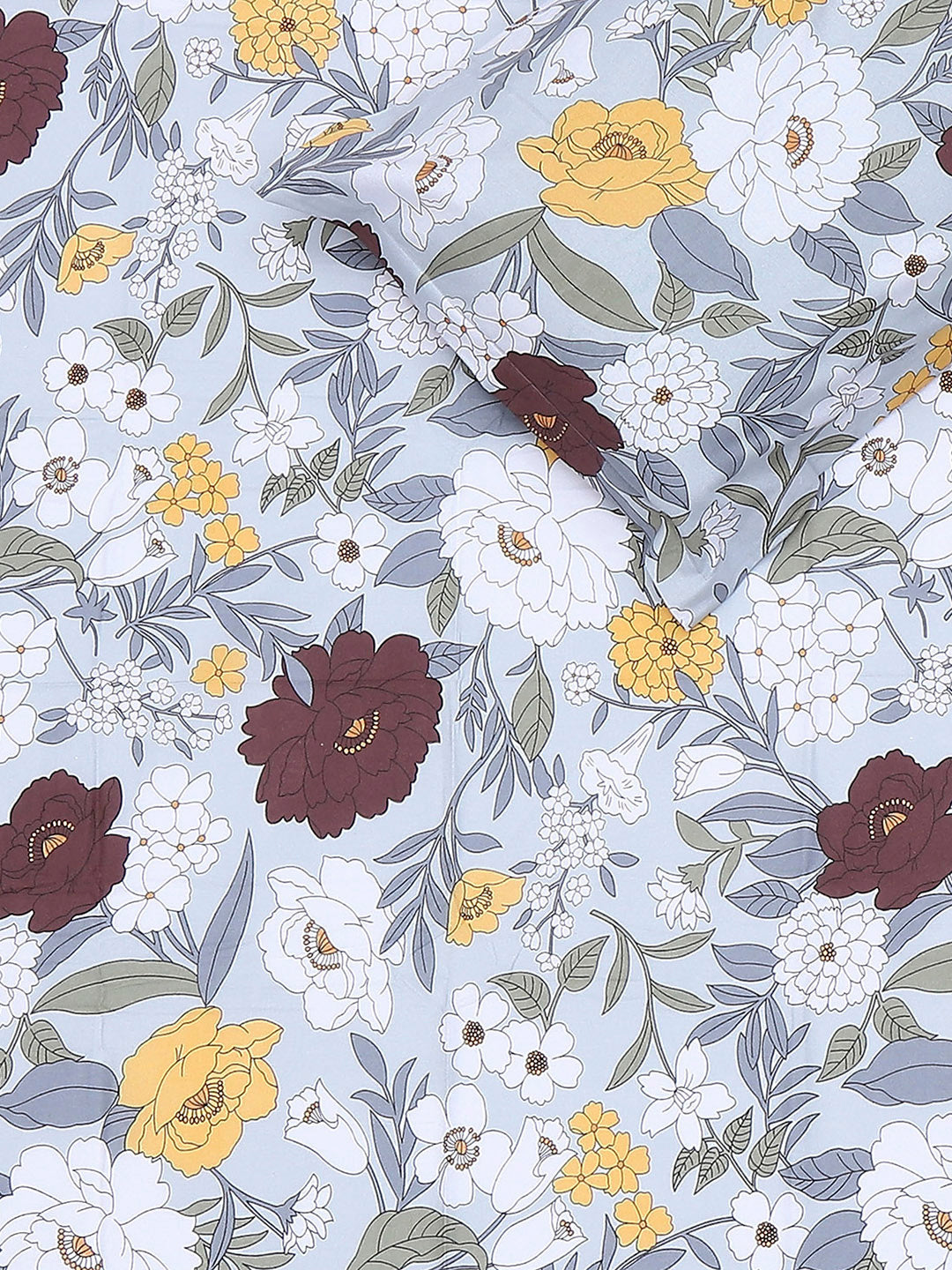 104 TC Cotton Single Bedsheet with 1 Pillow Cover (Elegance)