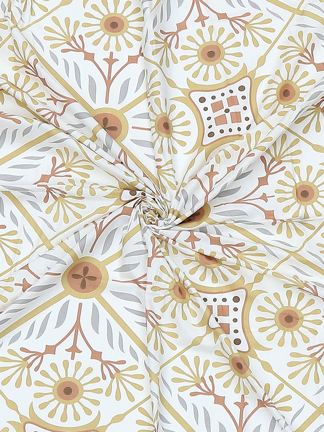 144 TC Cotton Single Bedsheet with 1 Pillow Cover (Solstice)