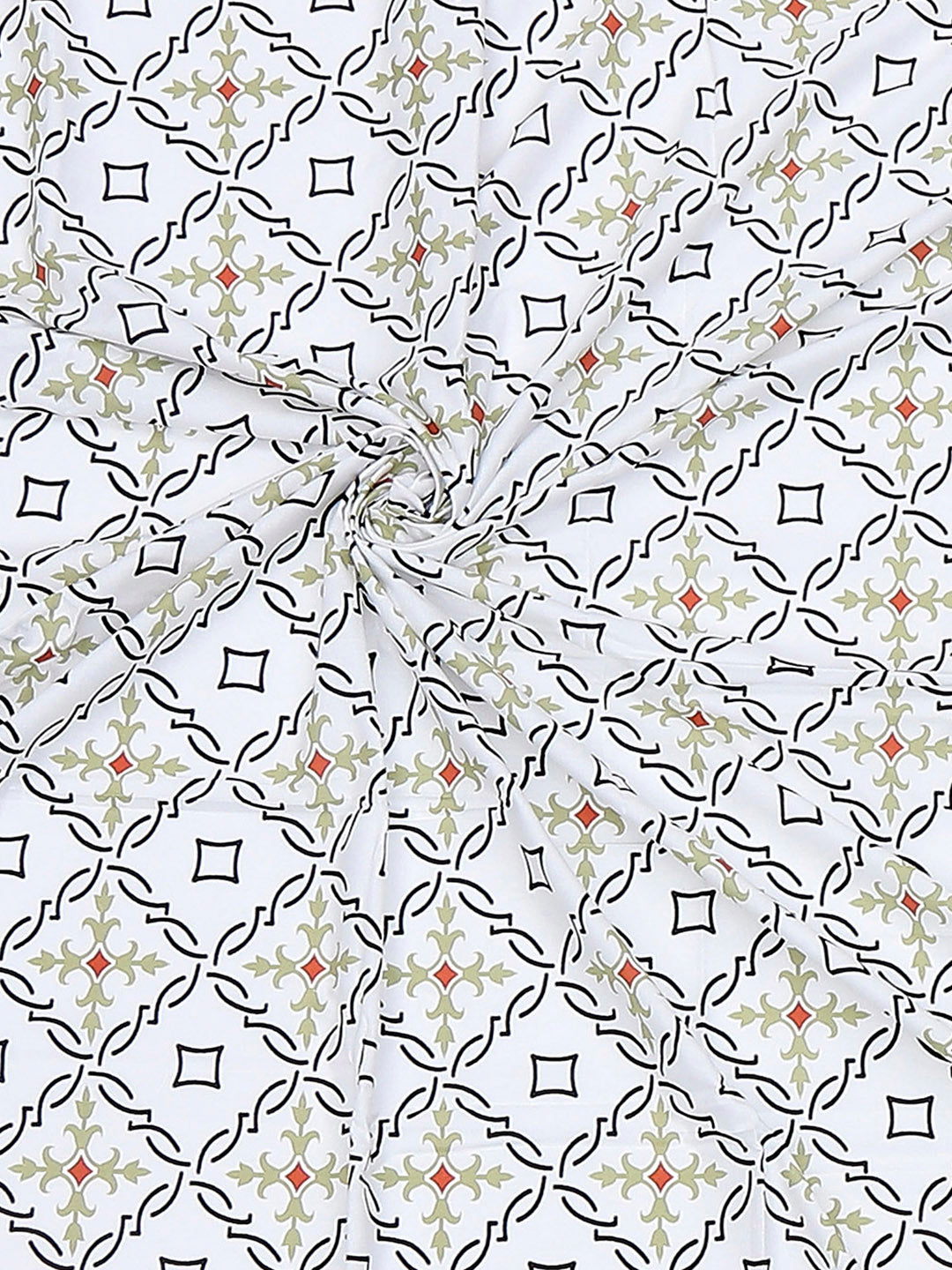 144 TC Cotton Single Bedsheet with 1 Pillow Cover (Solstice)