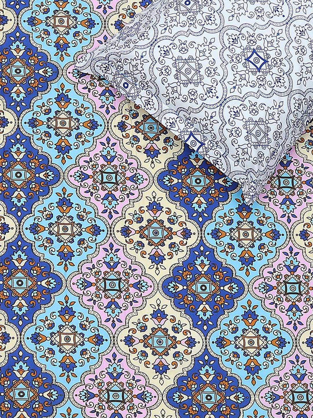 144 TC Cotton Single Bedsheet with 1 Pillow Cover (Solstice)