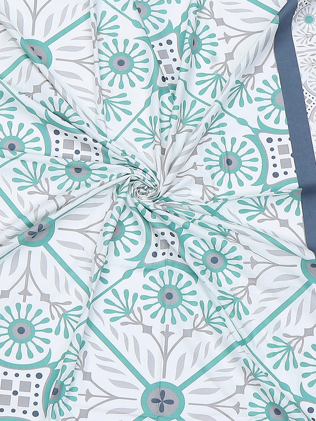 144 TC Cotton Single Bedsheet with 1 Pillow Cover (Solstice)