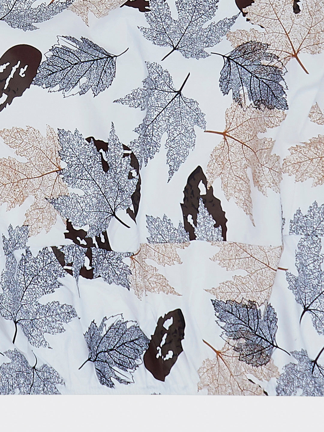 130 GSM Polyester King Size 1 Bedsheet with 2 Pillow Covers (Stanley)