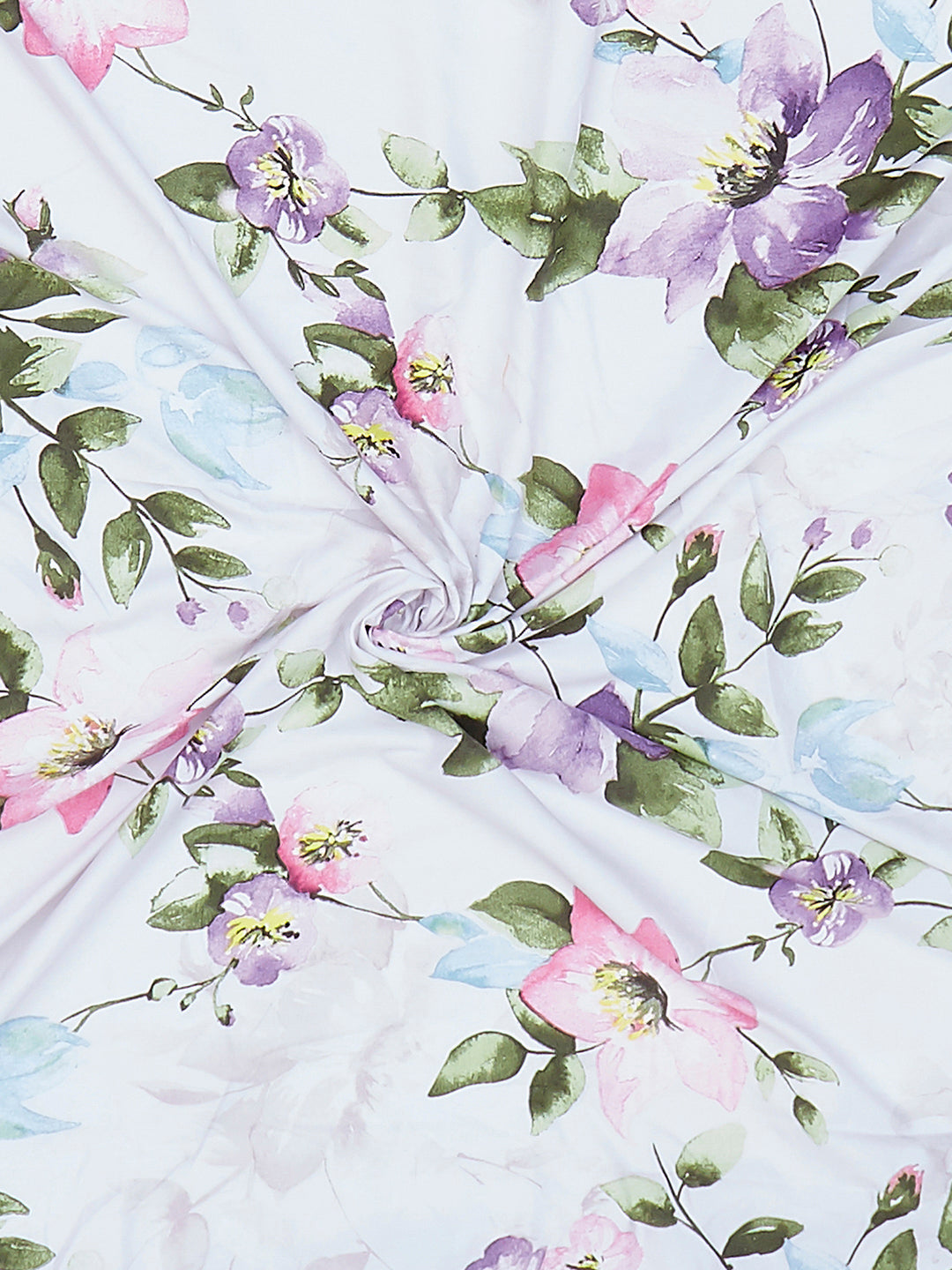 130 GSM Polyester King Size 1 Bedsheet with 2 Pillow Covers (Stanley)