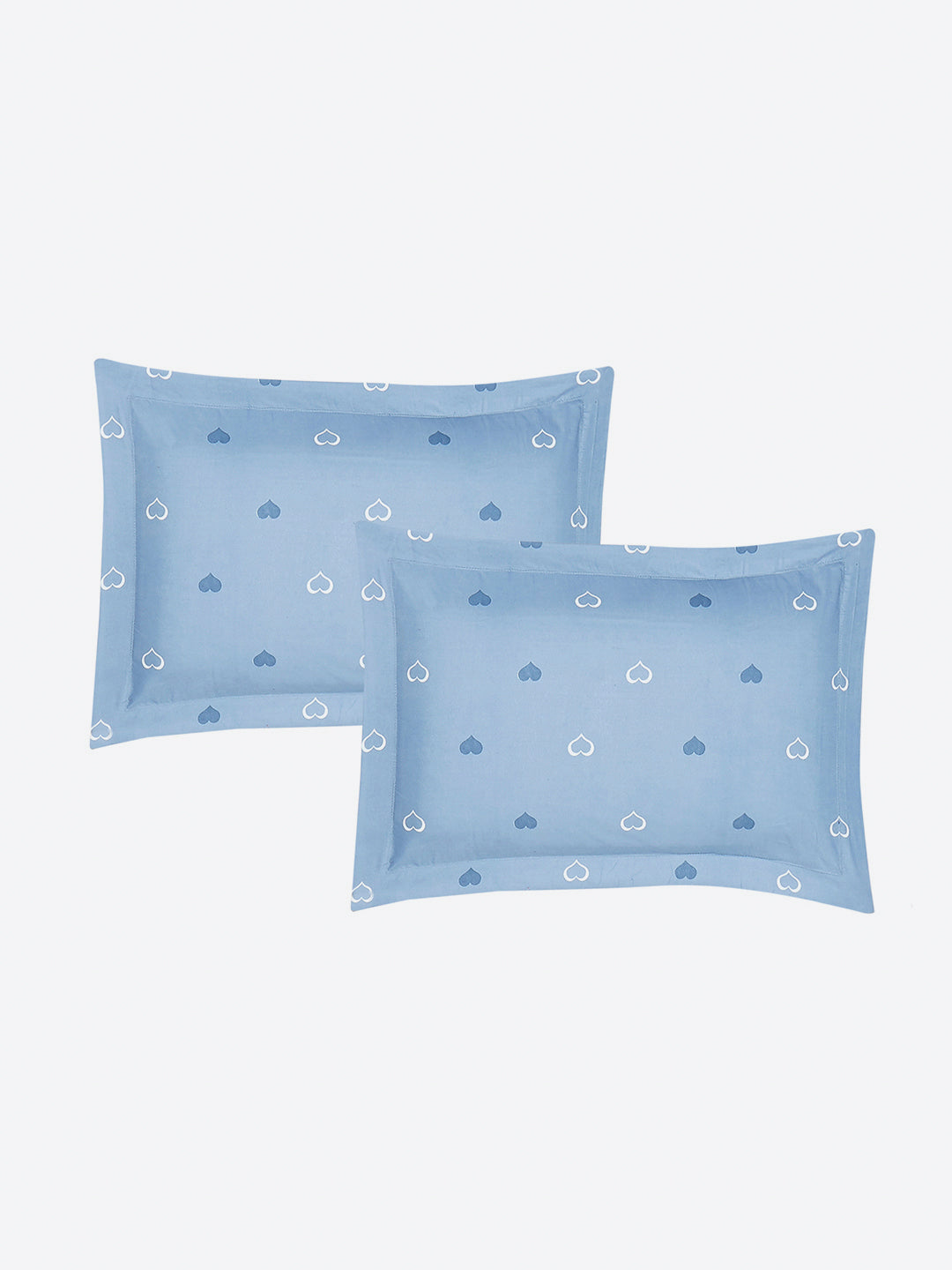 130 GSM Polyester King Size 1 Bedsheet with 2 Pillow Covers (Stanley)