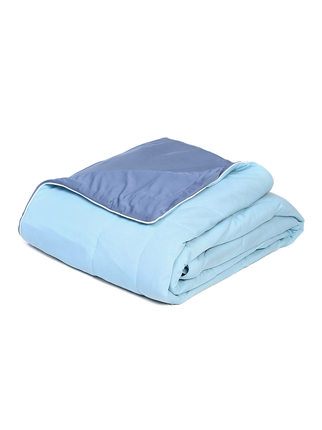 Solid Single Bed 110 GSM Comforter for AC Room - (Icefelgsb)